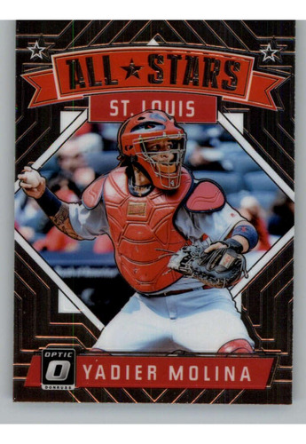 Tarjeta Donruss Optic Baseball 174 Yadier Molina San Luis 20