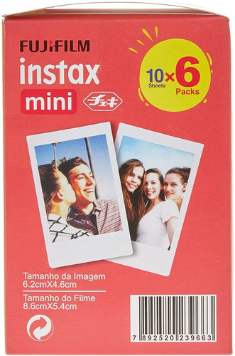 Filme Instax Mini 60 Fotos Entrega + Rápida