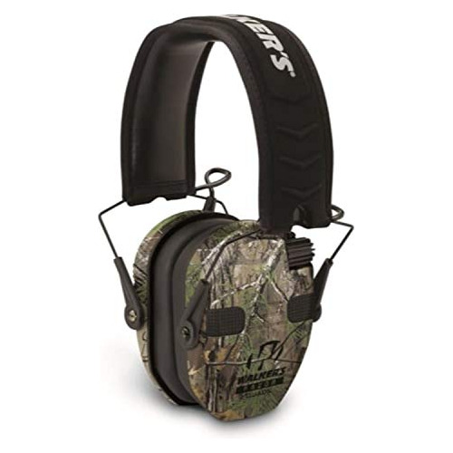 Walker 's Razor Slim Electronic Quad Earmuff 23db/realtree X