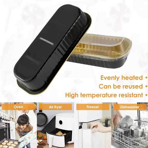 Moldes Para Tartas Con Tapas Y Cucharas De 200 Ml