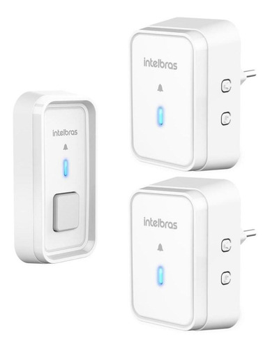 Kit de timbre inalámbrico Cib 101 Intelbras Module para 2 habitaciones