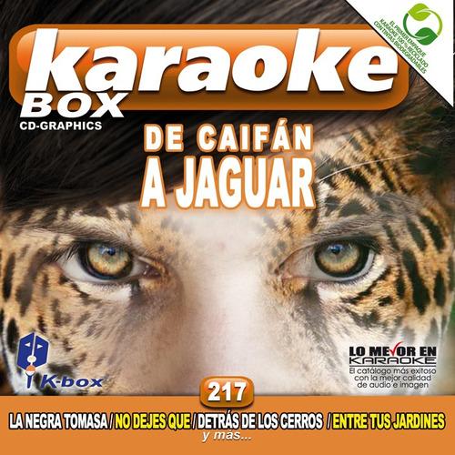 Cd+g Karaoke K-box Caifanes Y Jaguares