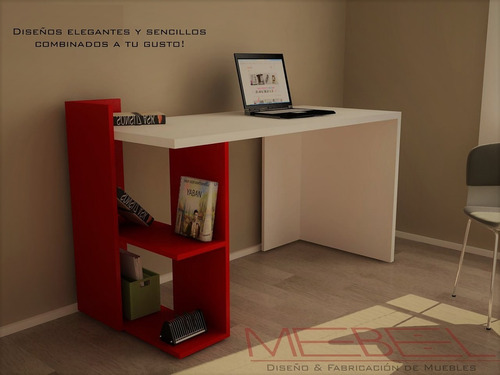 Escritorio En Mdf Moderno / Minimalista (varios Modelos)