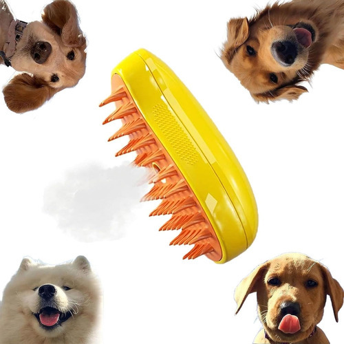 3 In1 Multifunctional Steamy Para Perro Y Cat Brush Con Agua