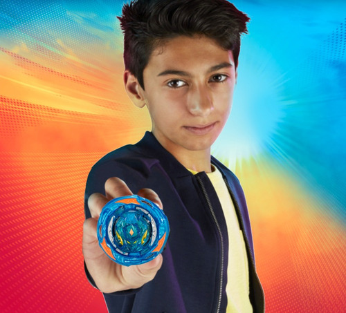 Beyblade Burst Quadstrike Whirl Knight K8, Hasbro F6808, color azul