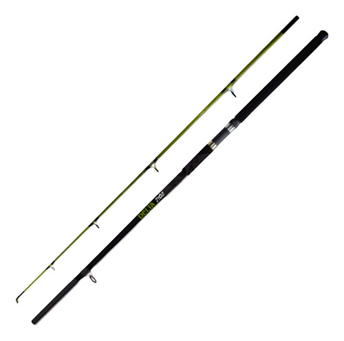 Caña Pesca 2.40m Delta 2402 2t Variada Spinit Rio Arroyo Color Verde