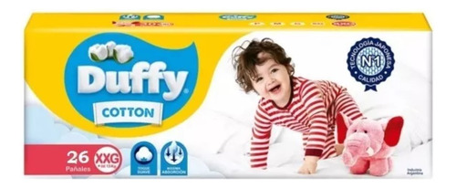 Pañales Para Bebes Duffy Cotton Talle Xxg X 78 Unidades