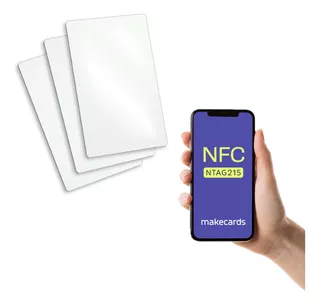 50 tarjetas NFC, etiquetas NFC Ntag215 NFC chip NFC 215, tarjetas de  monedas NFC reescribibles, calcomanías RFID compatibles con teléfonos  móviles y