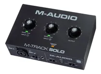 Comprar Interfaz De Audio Usb M-audio M-track Solo Pc Grabación Prof