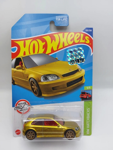 Honda Civic Type Ek9 Super Treasure Hunt Sth $th Hot Wheels