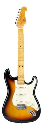 Guitarra eléctrica SX Vintage Series FST-57 stratocaster de tilo 2000 3-tone sunburst brillante con diapasón de arce