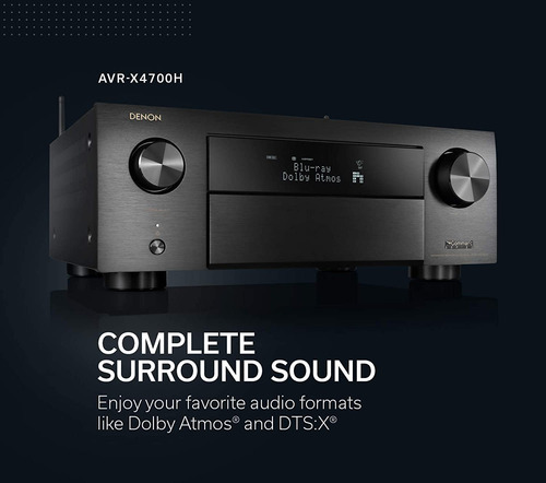 Receiver Denon Avr-x4700h 8k Ultra Hd 9.2 Canales