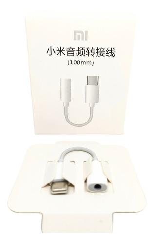 Cable Para Audífonos Original Xiaomi Adaptador Tipo C - Jack