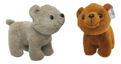 Peluche Oso Cuatro Patas Mide 20 Cm 