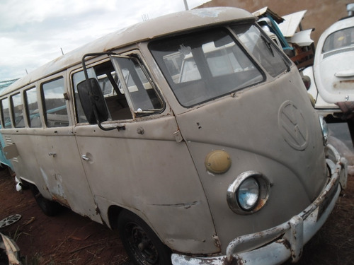 Kombi Vw Van Corujinha 1970 Funcionando Lisa De Lata P/ Rest