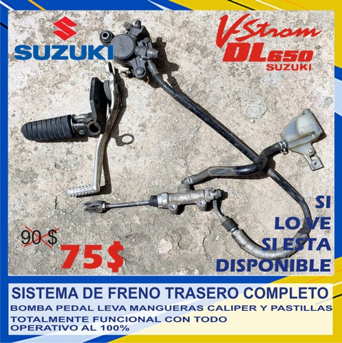 Sistema De Freno Trasero Completo Vstrom Dl-650