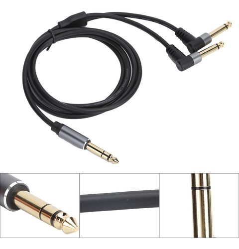 Cable Adaptador Estéreo De 1,5 M/4,9 Pies Y 6,35 Mm A Mono D