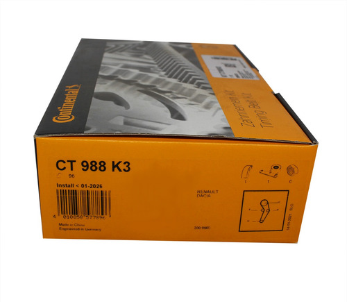 Kit Correia Dentada Symbol 1.6 8v 2011 Original Contitech