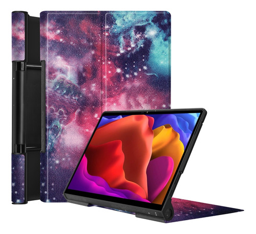Funda De Piel Milky Way Nebula Para Lenovo Yoga Pad Pro 13 I