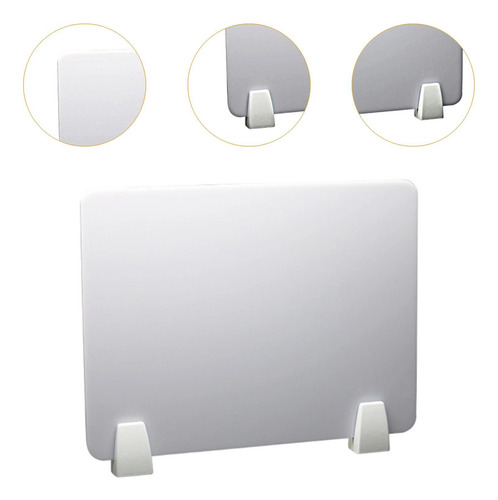 Painel De Privacidade Para Mesa, Divisória Portátil Branco
