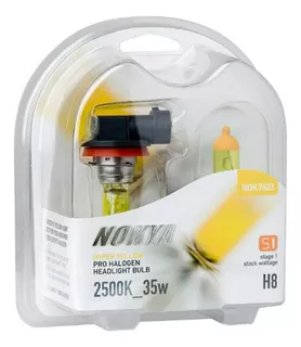 Nokya Jdm H8 2500k Hyper Yellow Head Fog Light Bulbs
