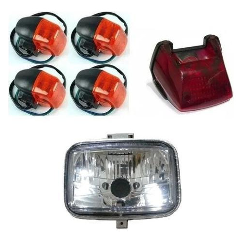 Kit Farol + Lanterna Traseira + 4 Piscas Xr 250 Tornado