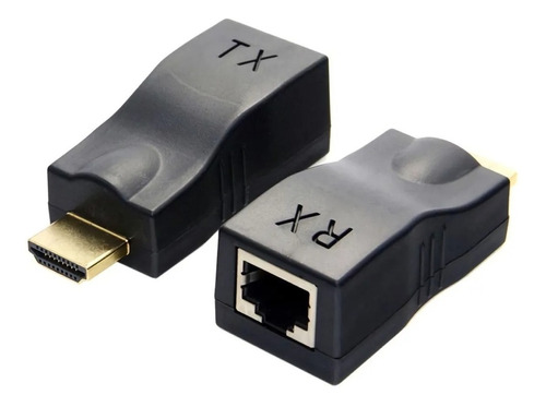 Adaptador Extensor Señal Ethernet Hdmi Rj45 30m Cat-5e/6 