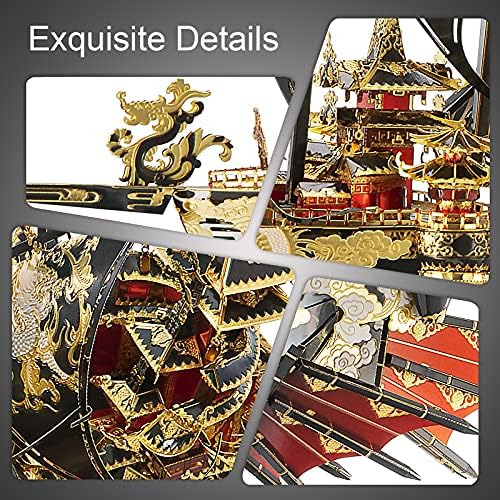 Kit De Puzzles Metálicos 3d Para Construir Modelos De Barco