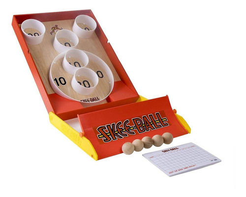 Juego De Skee-ball Buffalo Games Con 5 Bolas De Madera