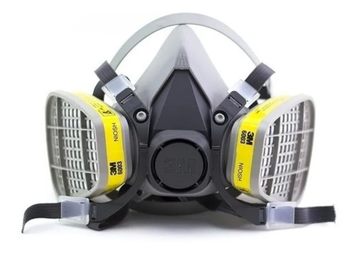 Mascara Respirador Media Cara 3m 6200 + Filtros 6003 O 6001 | Envío gratis
