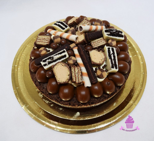 Torta Brownie Chocolate Dulce De Leche Crema Oreo Bonobon