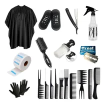 Comprar Kit Set Barberia Peluquería Capa Set Peines Cepillo Fade Tru