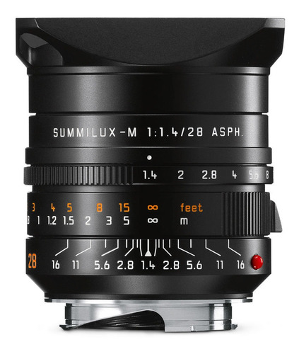 Leica Summilux-m 28mm F/1.4 Asph. Lente (black)