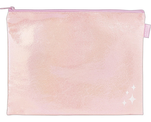 Conjunto C/ 3 Estojos Slim Académie Shine Tilibra Cor Rosa