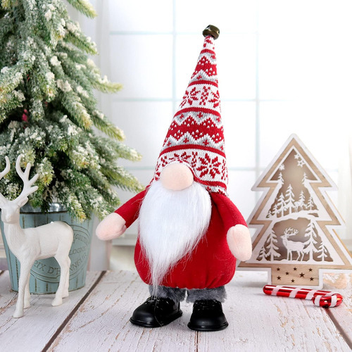 Gnomo Baile Navidad Canta Decoración Hogar Bonito Nomo
