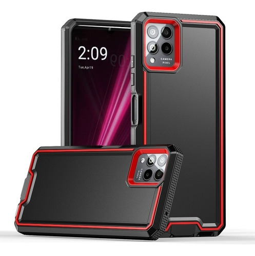 Funda De Teléfono Tpu + Pc Para T-mobile Revvl 6 Pro 5g