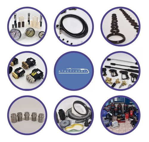 Hidrolavadora Placa Base 200 Bar 21 L/m 10hp Interpump Ws202