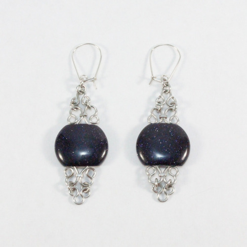 Aretes Aventurina Azul