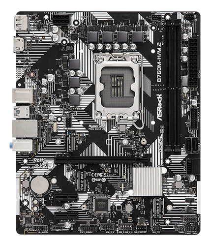 Motherboard Asrock Placa Base Gamer B760m-h/m.2 - Intel B760