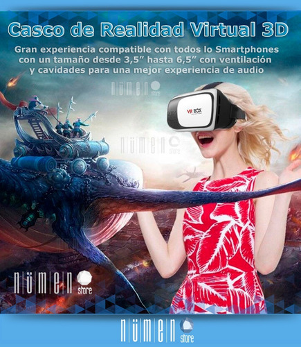 Imagen 7 de 10 de Anteojos Gafas De Realidad Virtual Vr Con Control 360 Full C