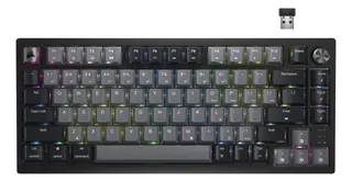 Teclado Corsair K65 Plus Inalámbrico 75% Rgb Mlx Rojo Negro