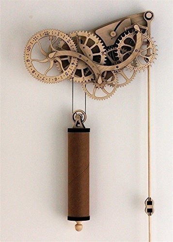 Kit De Reloj De Pendulo De Madera Artesanal Abong Handcrafte