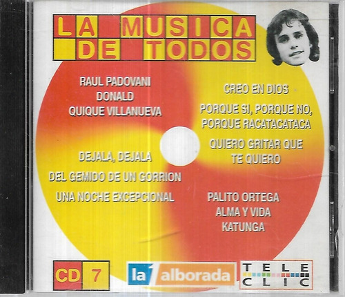 Katunga Palito Ortega Donald Album La Musica De Todos Cd 7 