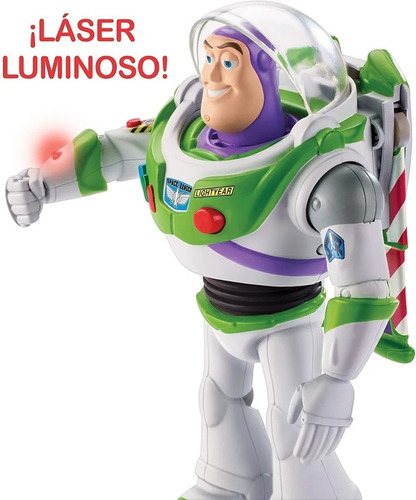 Buzz Lightyear Movimientos Reales Camina, Gira, 40 Frases