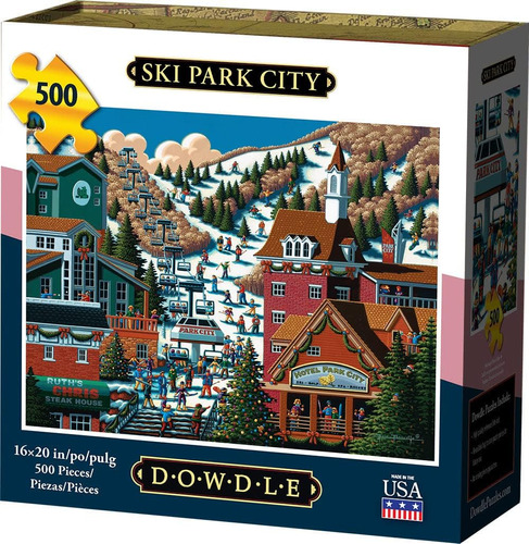 Puzzle Dowdle - Ski Park City - 500 Piezas