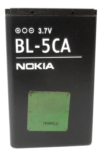 Imagen 1 de 8 de Bateria Original Nokia Bl-5ca 3.7v 700mah (2009) E3063