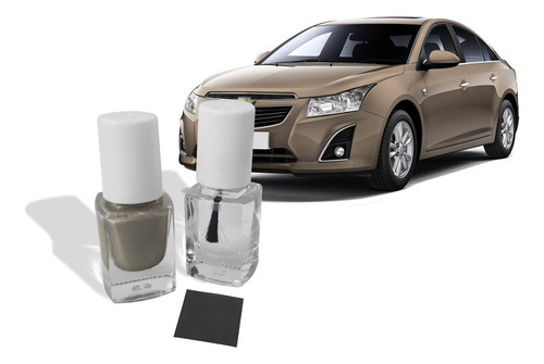 Tinta Tira Risco Pintura Automotiva Gm Cruze Cor Bege Desert