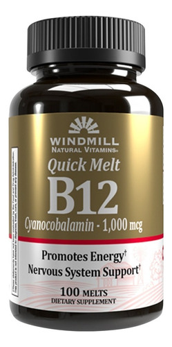 Vitamina B12 - 1,000mcg Sabor Natural