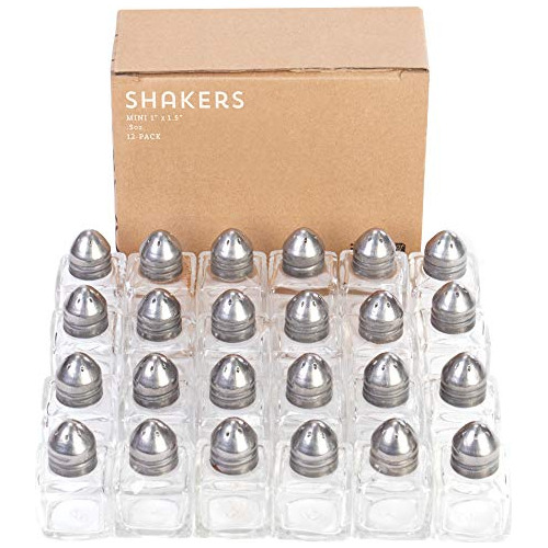 24-pack Of Mini Spice Shakers, Salt & Pepper, Spices, Season