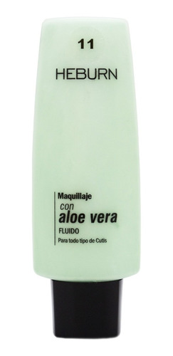 Heburn Maquillaje Profesional Fluido Con Aloe Vera Nro 11